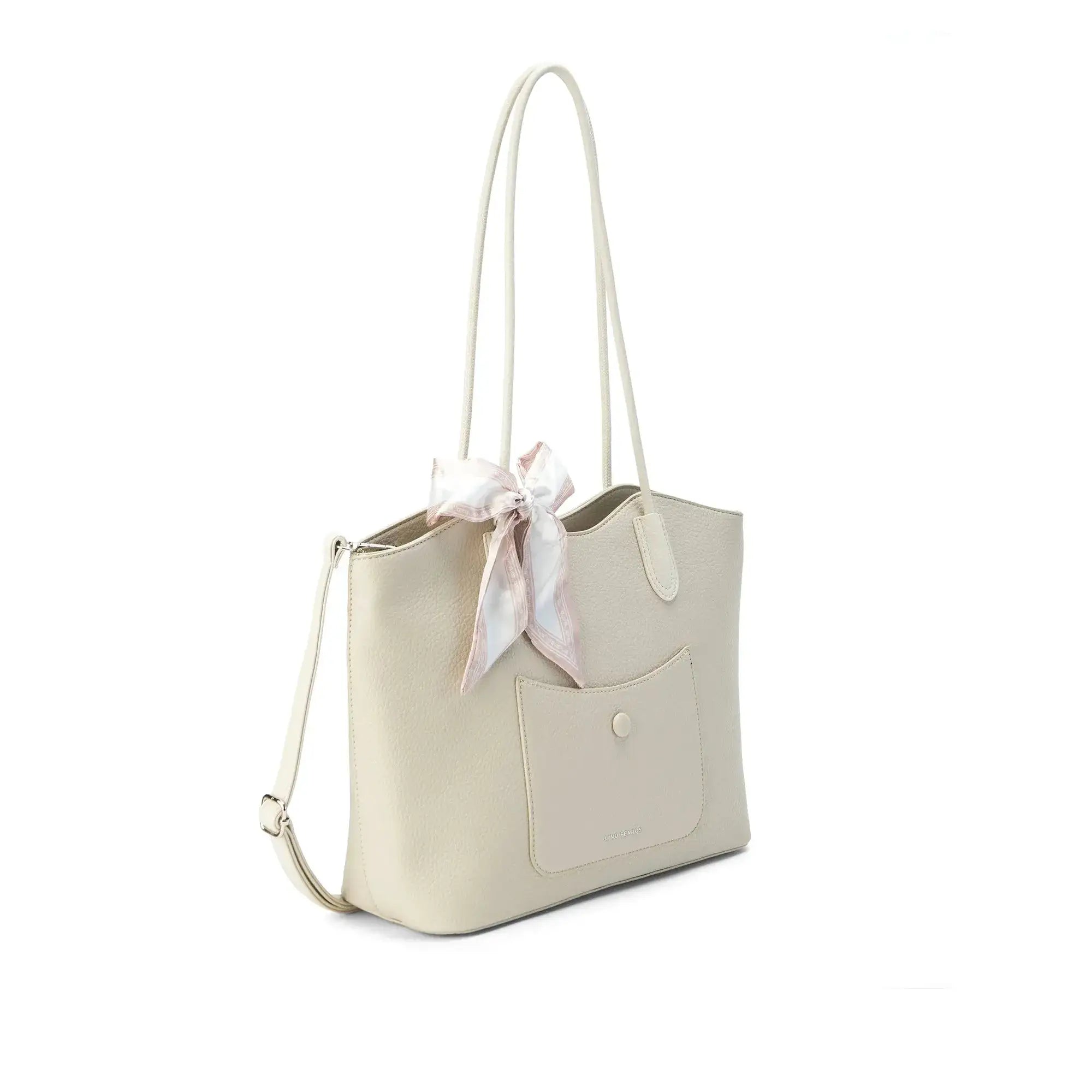 Avril Everyday Beige Tote Bag - Lino Perros