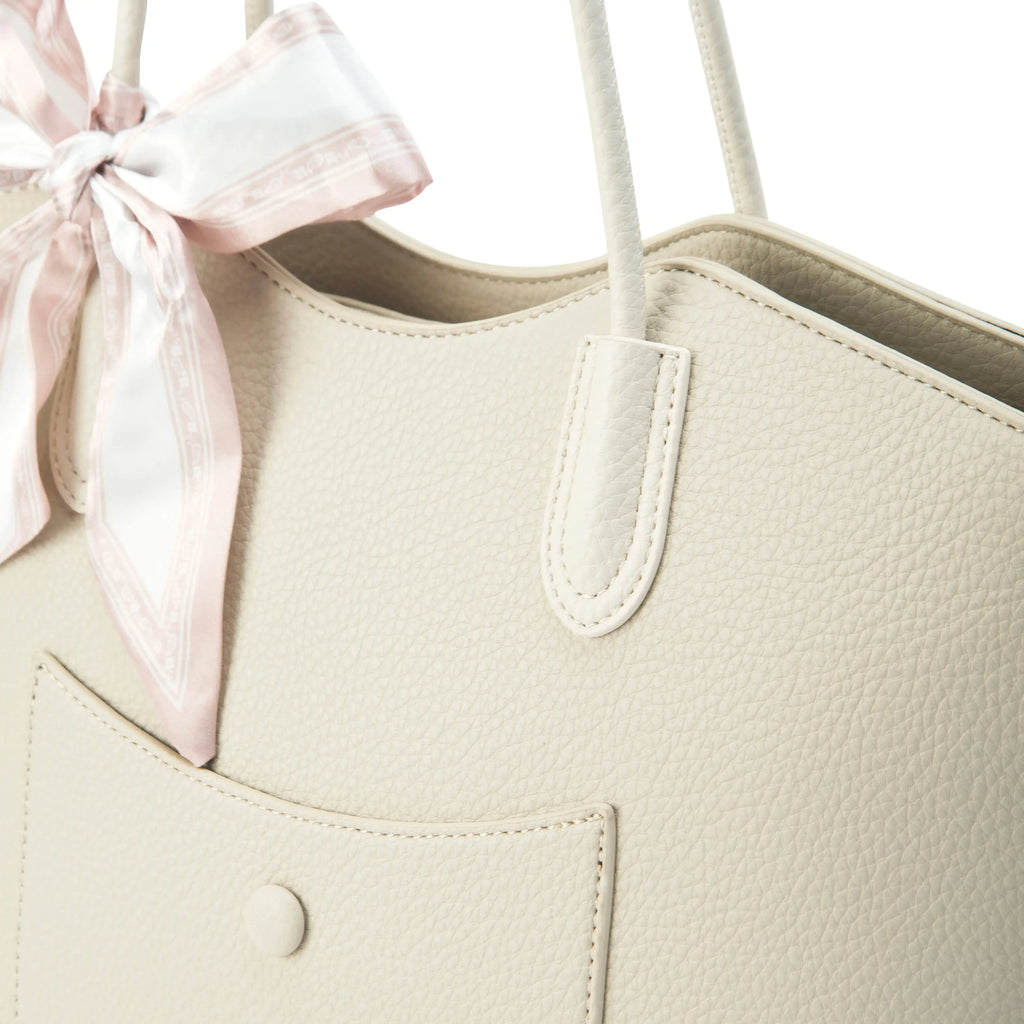 Avril Everyday Beige Tote Bag - Lino Perros