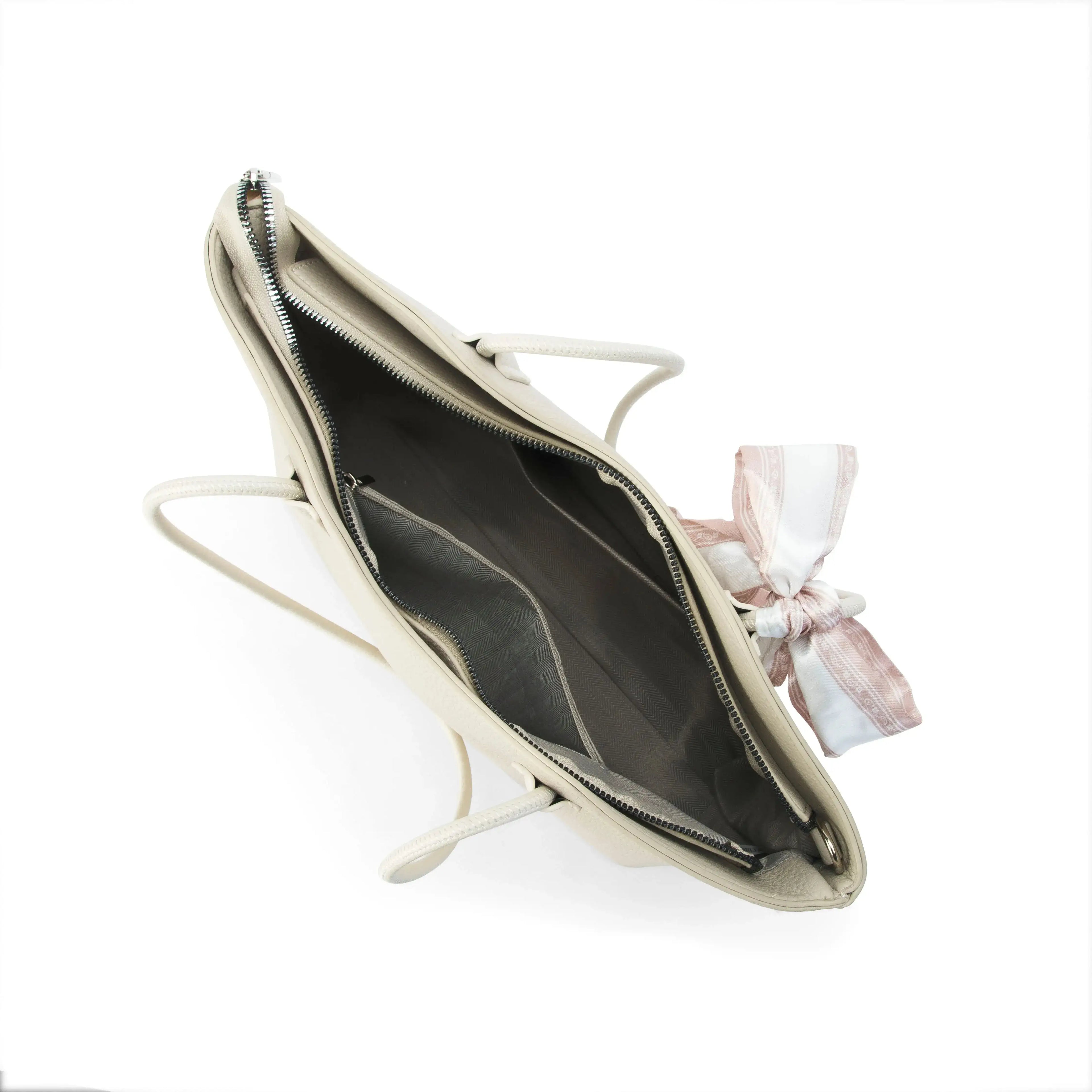Avril Everyday Beige Tote Bag - Lino Perros