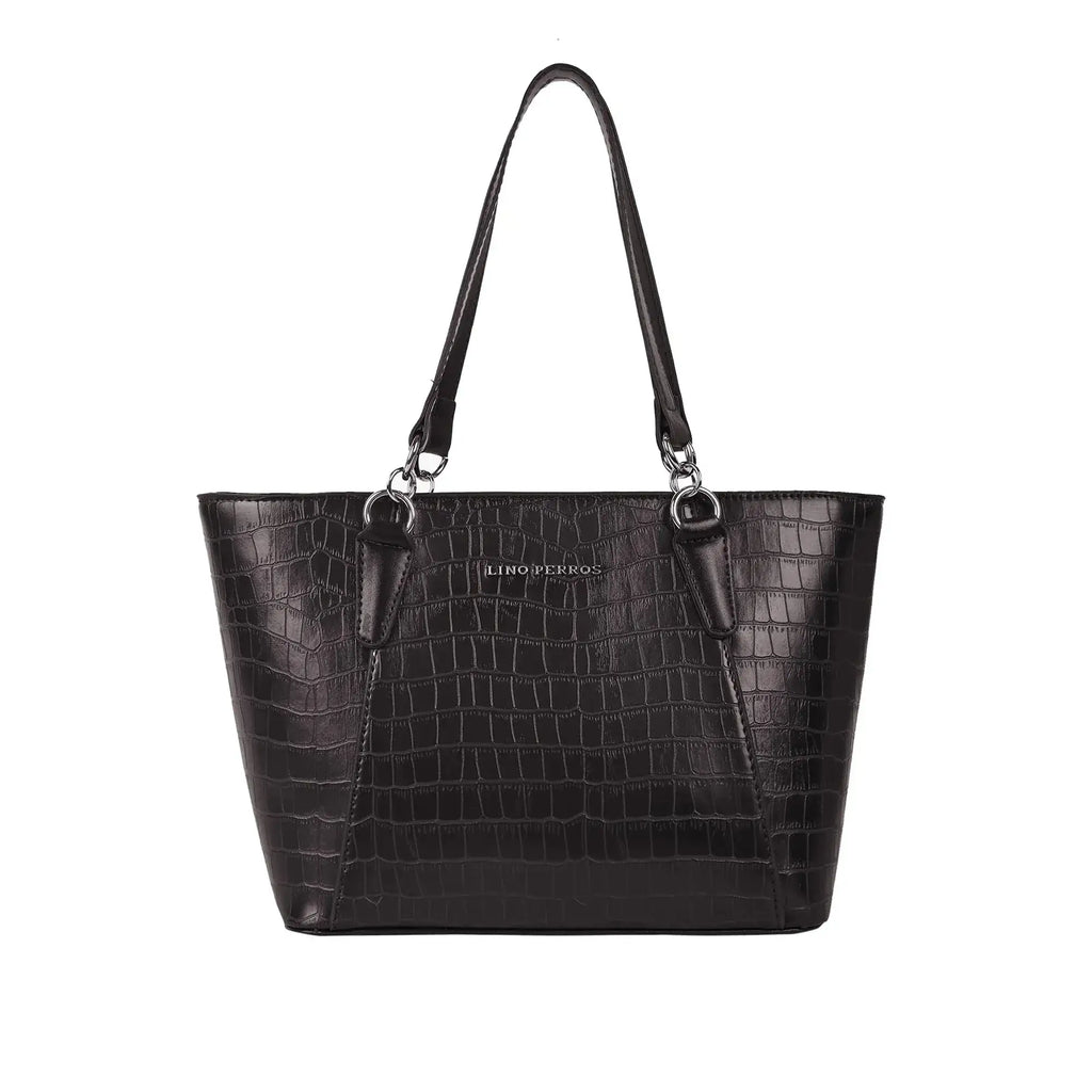 Avril Exquisite Brown Tote Bag - Lino Perros