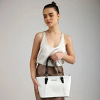 Avril Exquisite Off White Tote Bag - Lino Perros