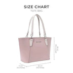 Avril Exquisite Pink Tote Bag - Lino Perros