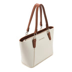 Avril Exquisite White Tote Bag - Lino Perros