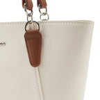 Avril Exquisite White Tote Bag - Lino Perros
