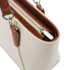 Avril Exquisite White Tote Bag - Lino Perros
