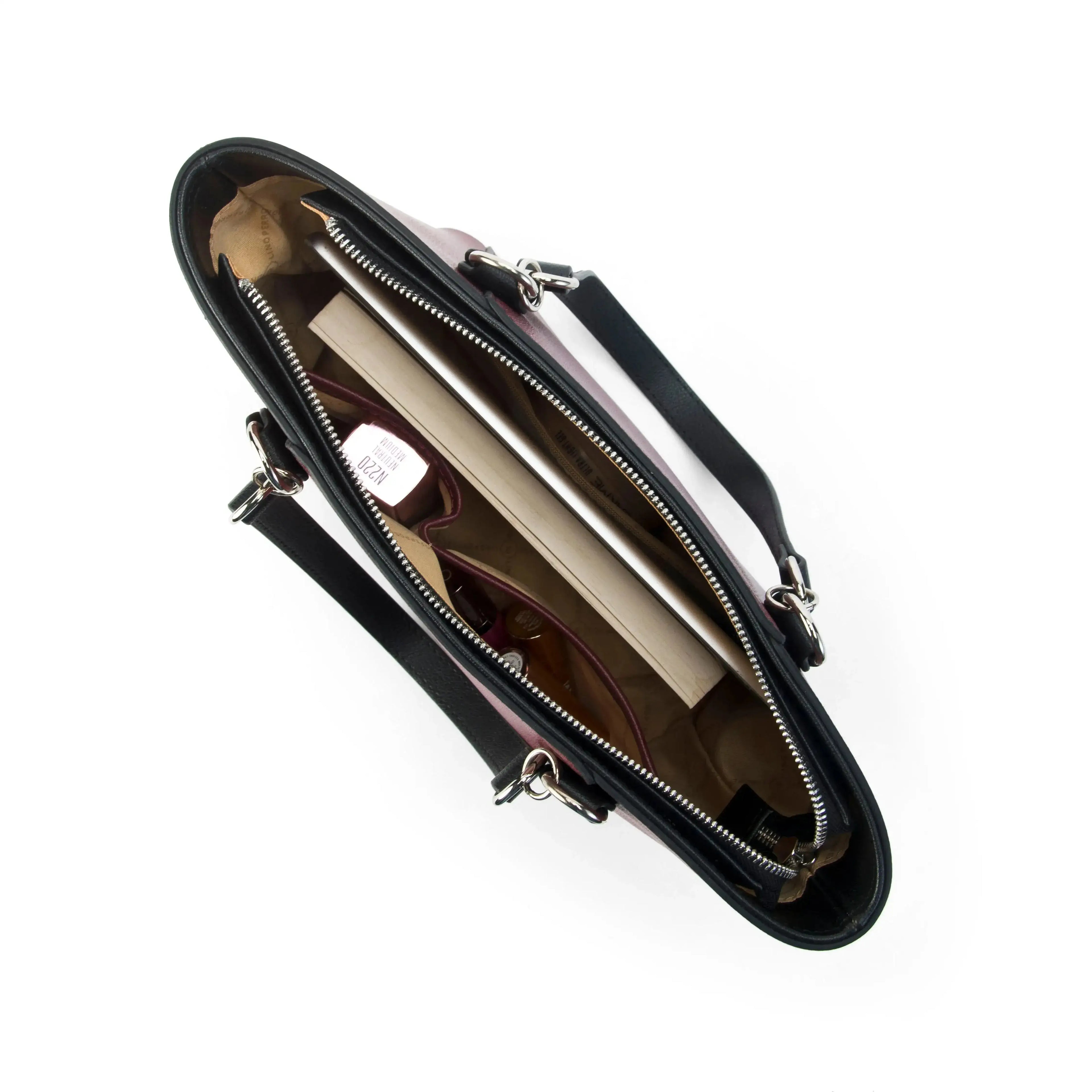 Avril Exquisite Brown Tote Bag - Lino Perros