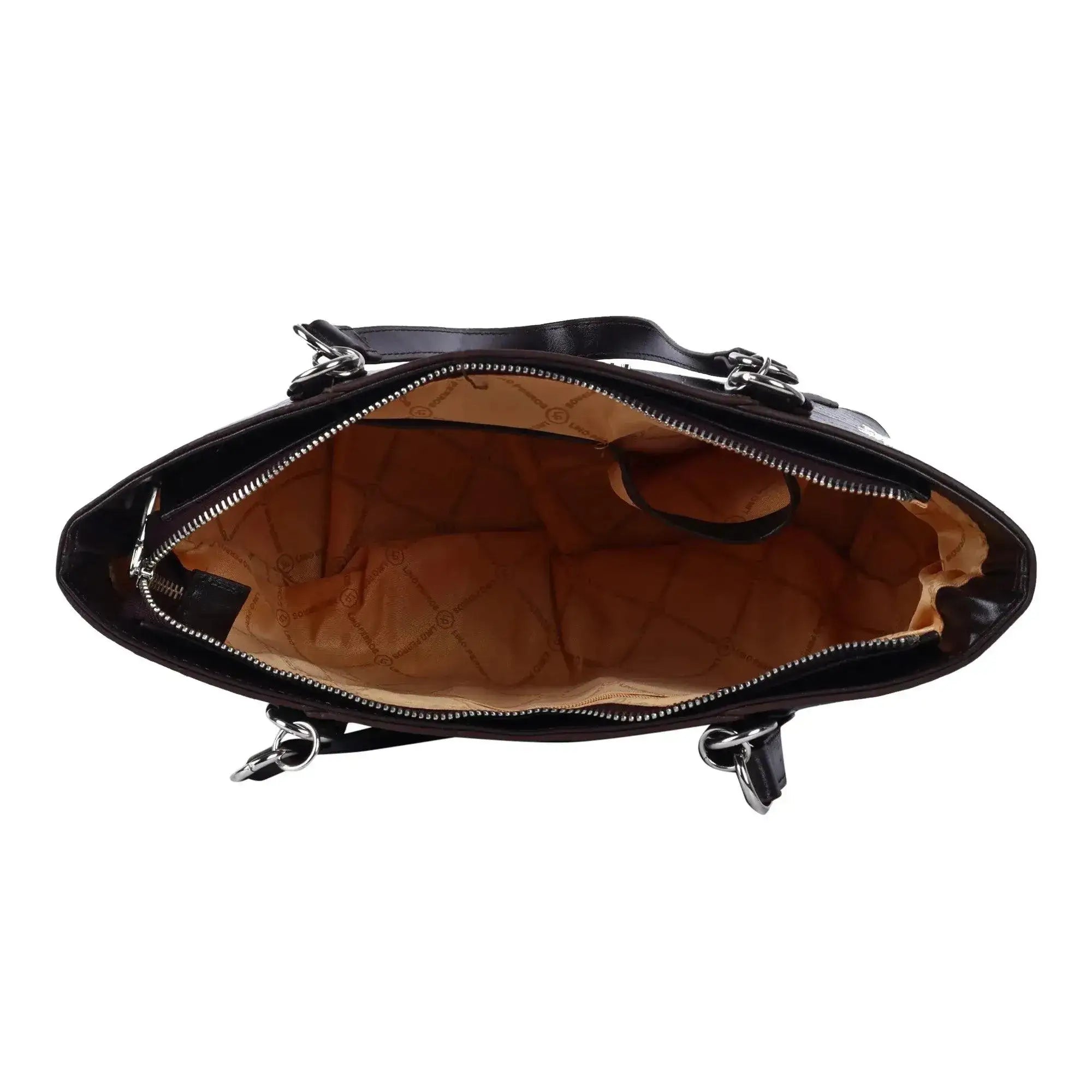 Avril Exquisite Brown Tote Bag - Lino Perros