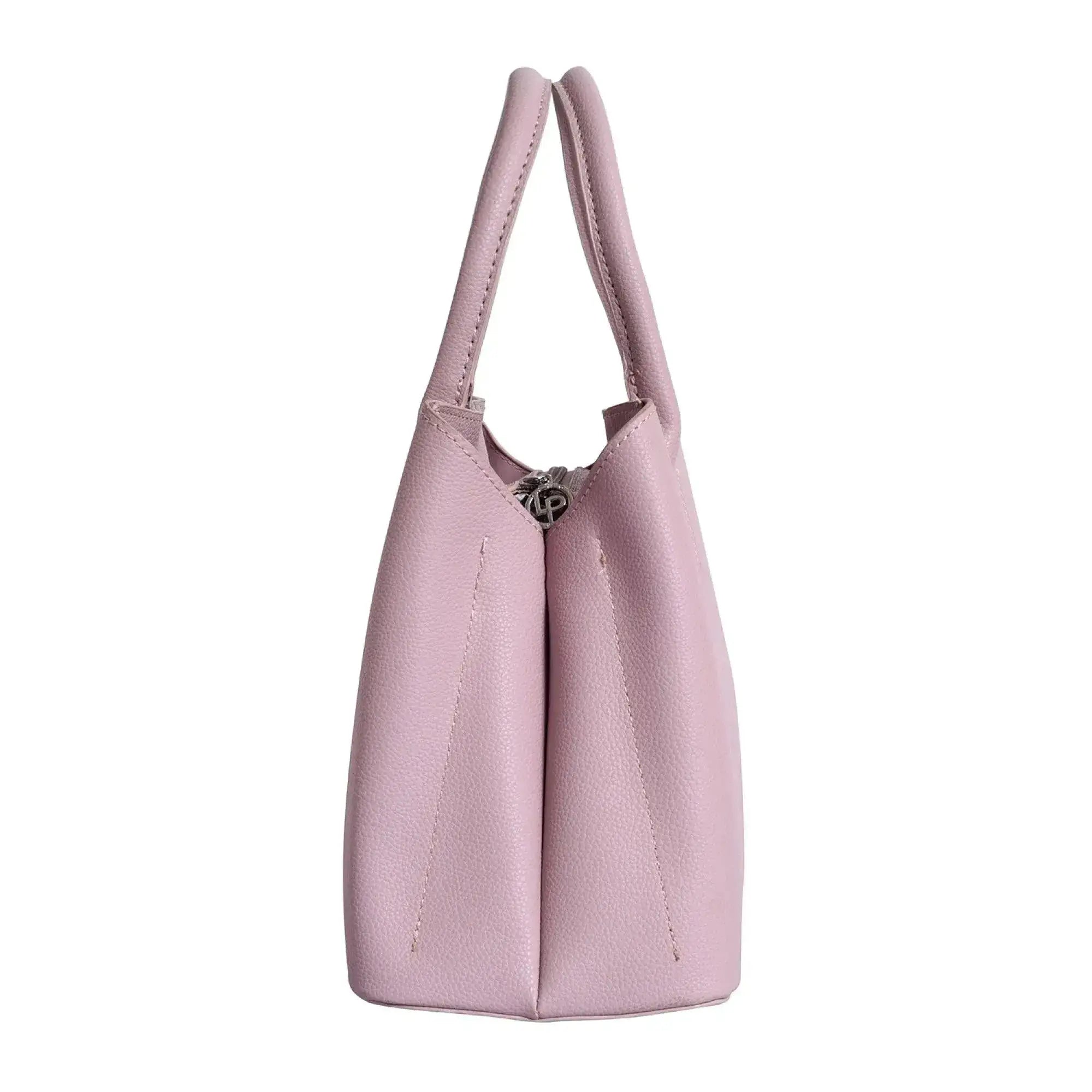 Avril Fine Pink Satchel Bag - Lino Perros