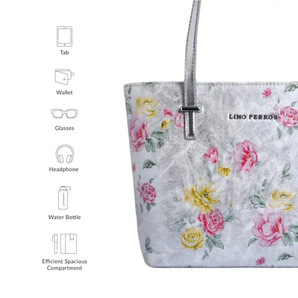 Avril Flaura Multi Color Tote Bag - Lino Perros