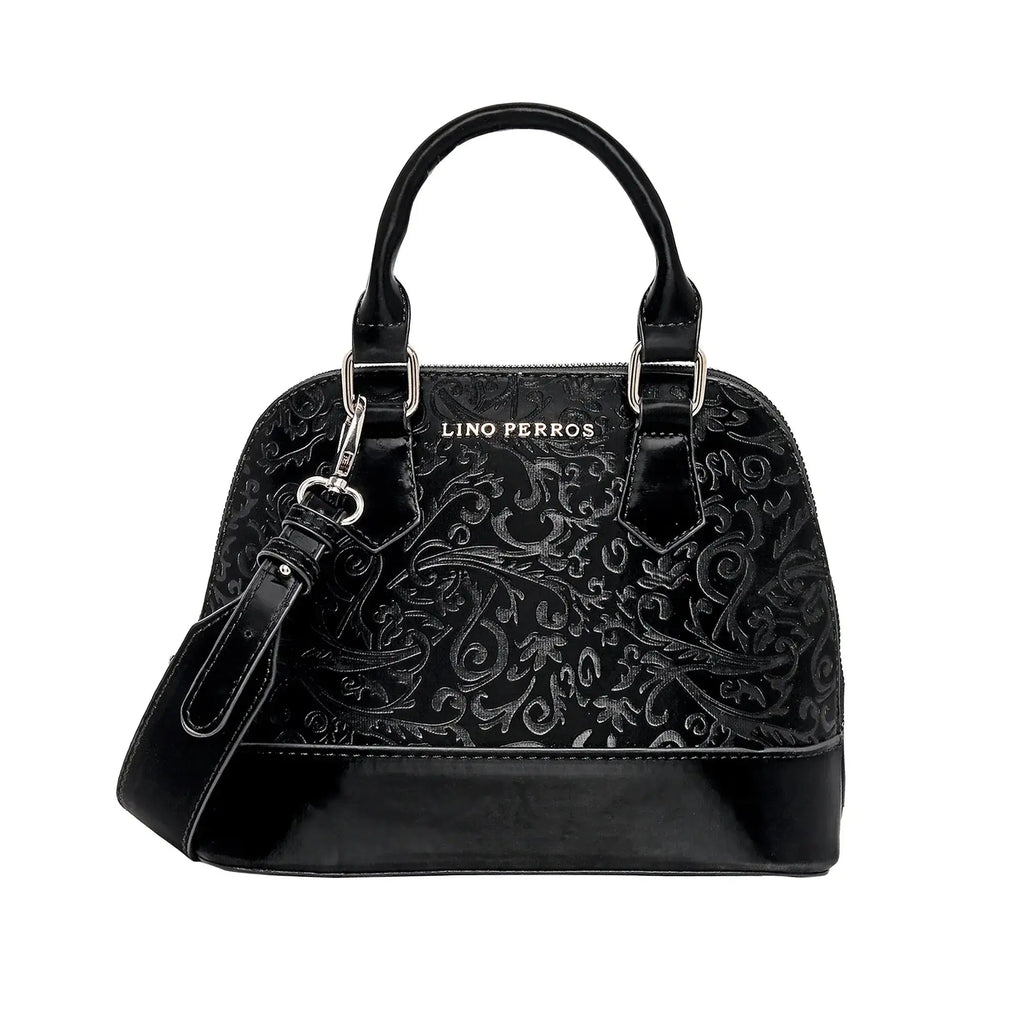 Avril Legacy Black Satchel Bag - Lino Perros