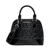 Avril Legacy Black Satchel Bag