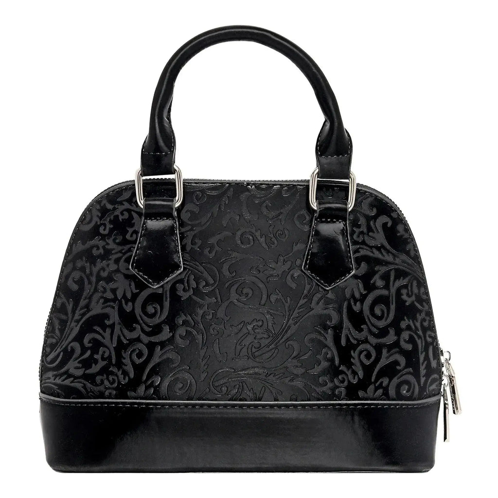 Avril Legacy Black Satchel Bag - Lino Perros