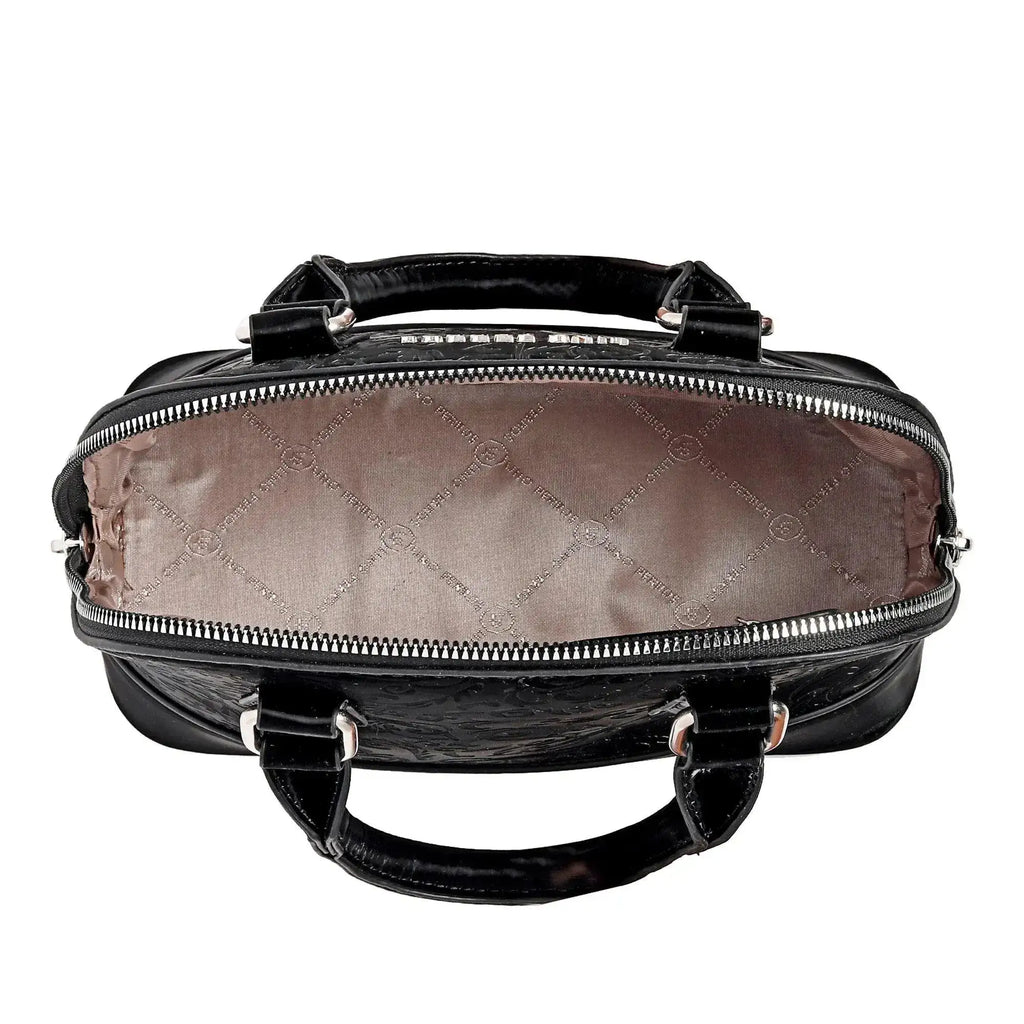 Avril Legacy Black Satchel Bag - Lino Perros