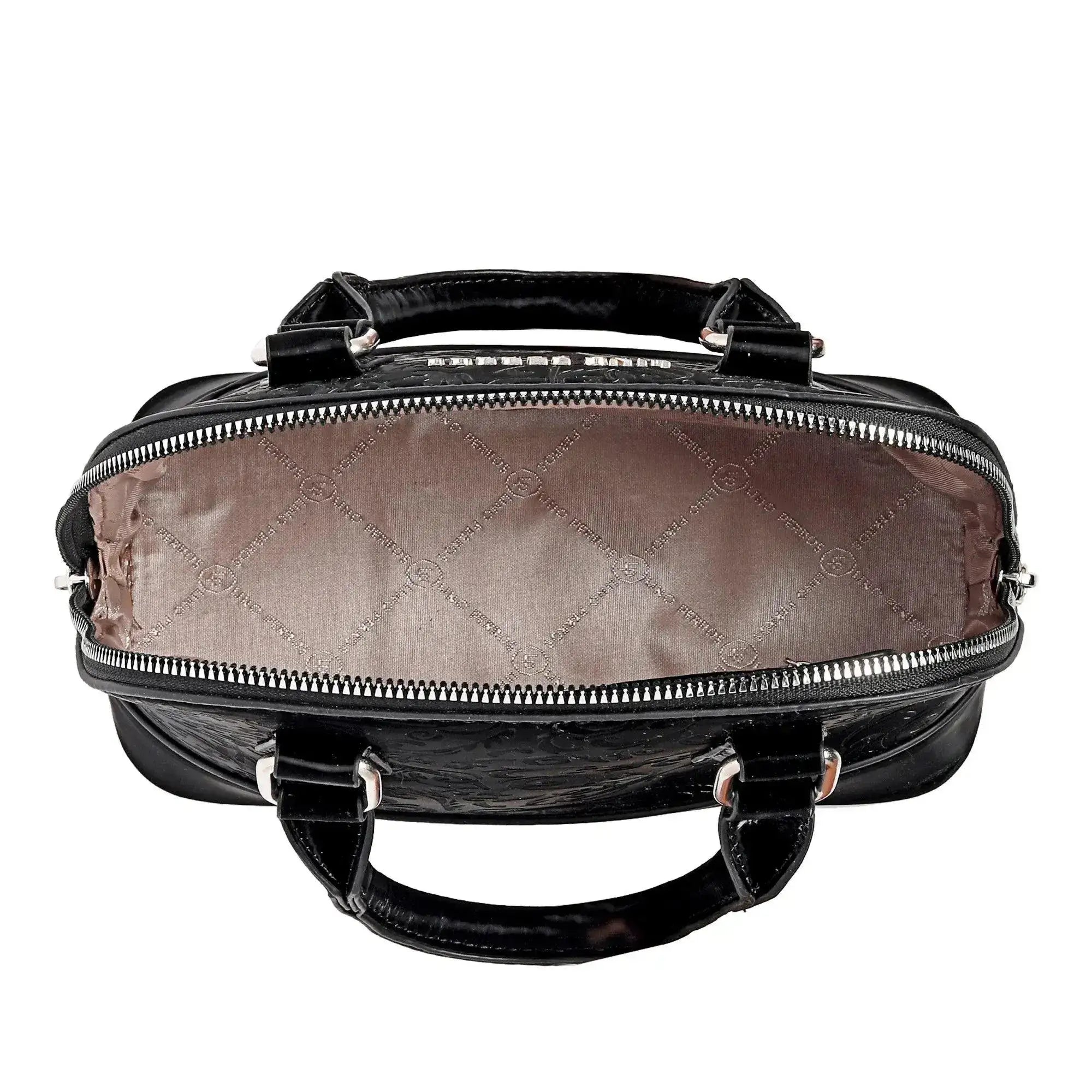 Avril Legacy Black Satchel Bag - Lino Perros