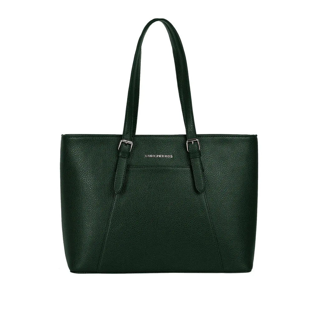 Avril Lifestyle Deep Green Laptop Bag - Lino Perros