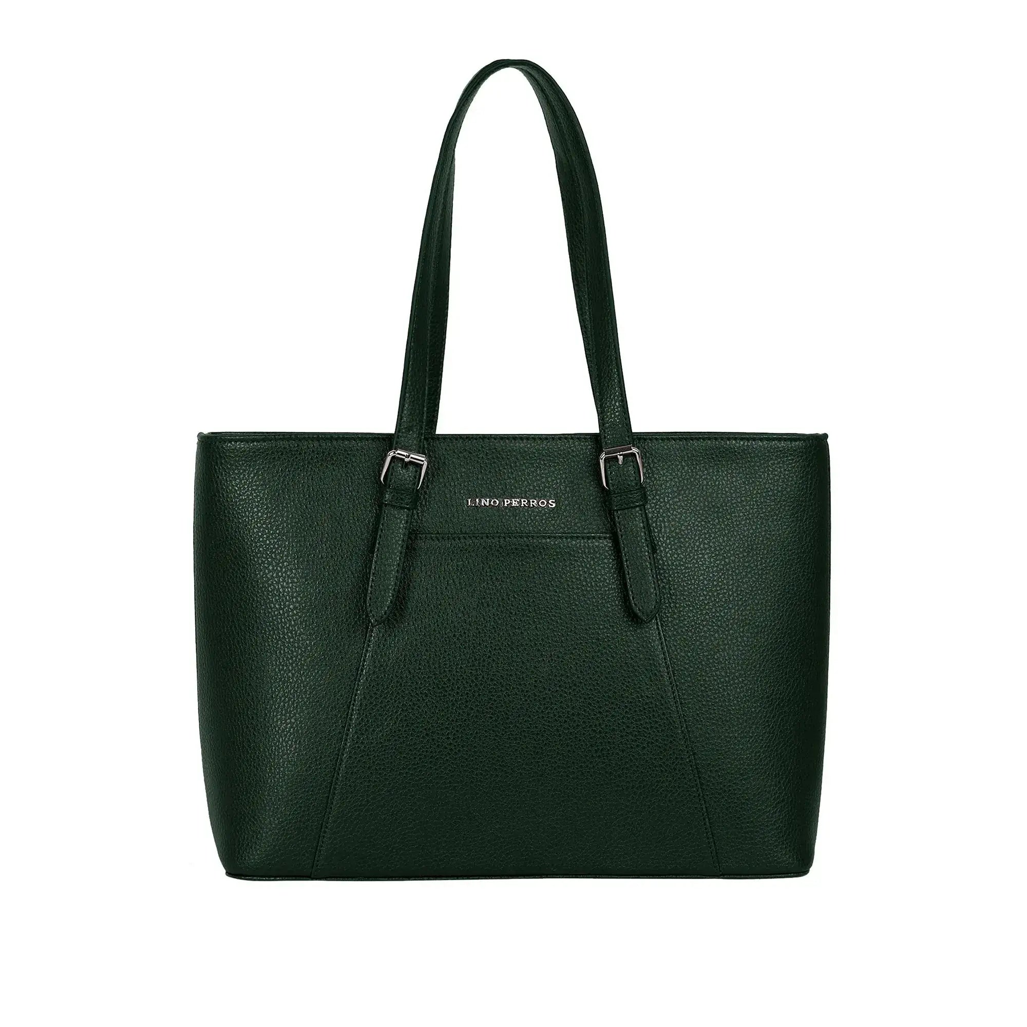 Avril Lifestyle Deep Green Laptop Bag - Lino Perros