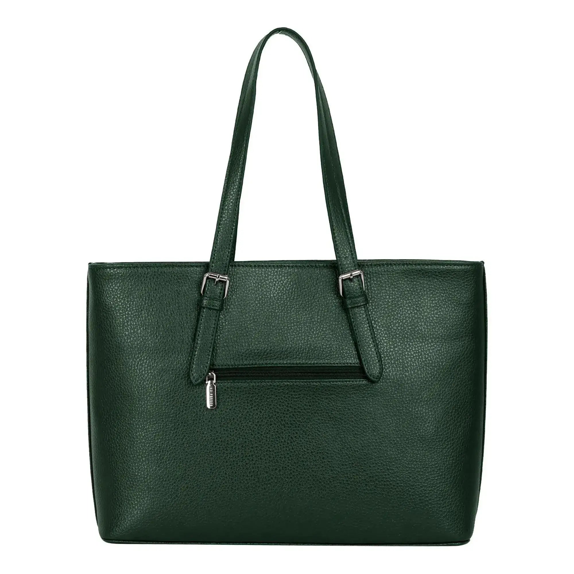 Avril Lifestyle Deep Green Laptop Bag - Lino Perros