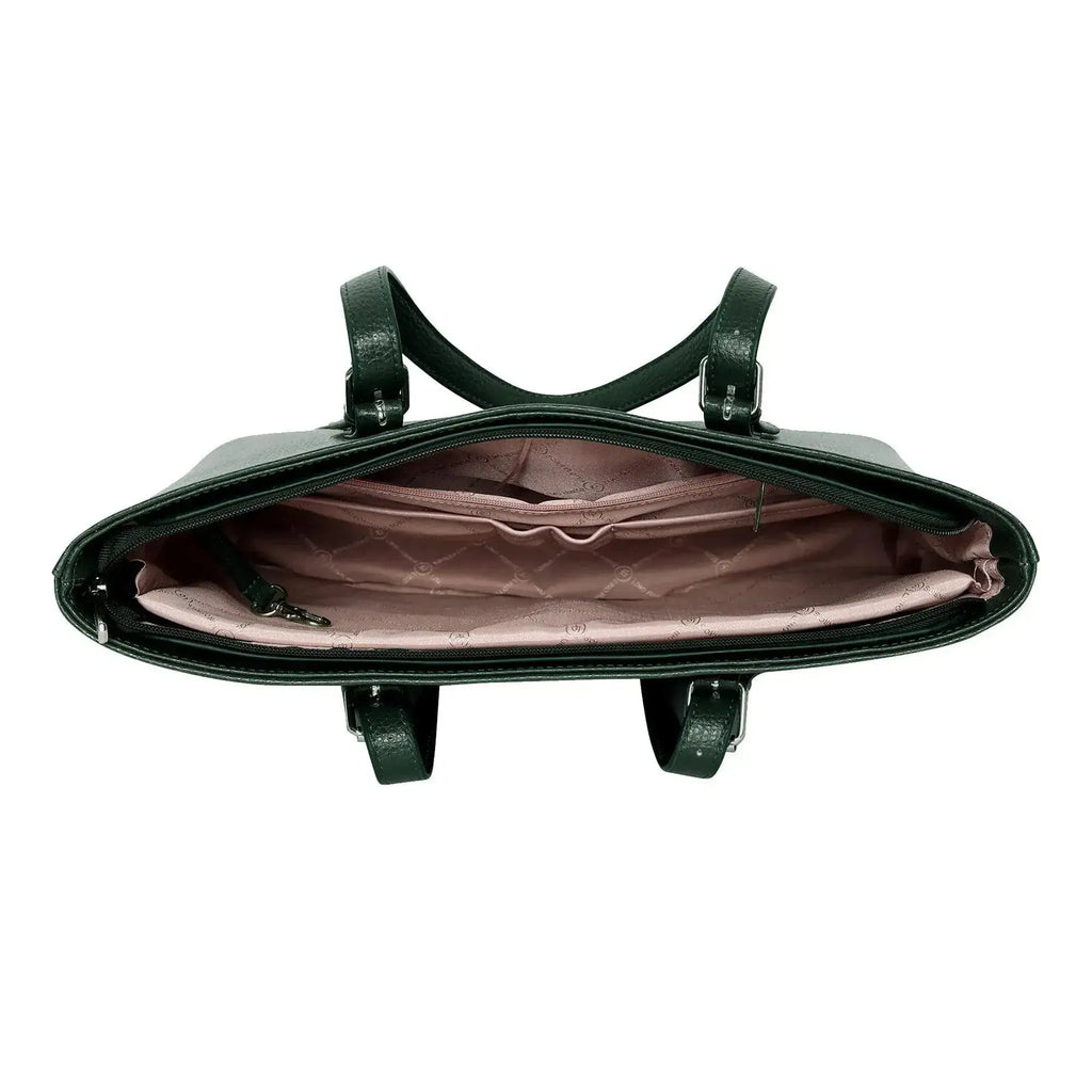 Avril Lifestyle Deep Green Laptop Bag - Lino Perros