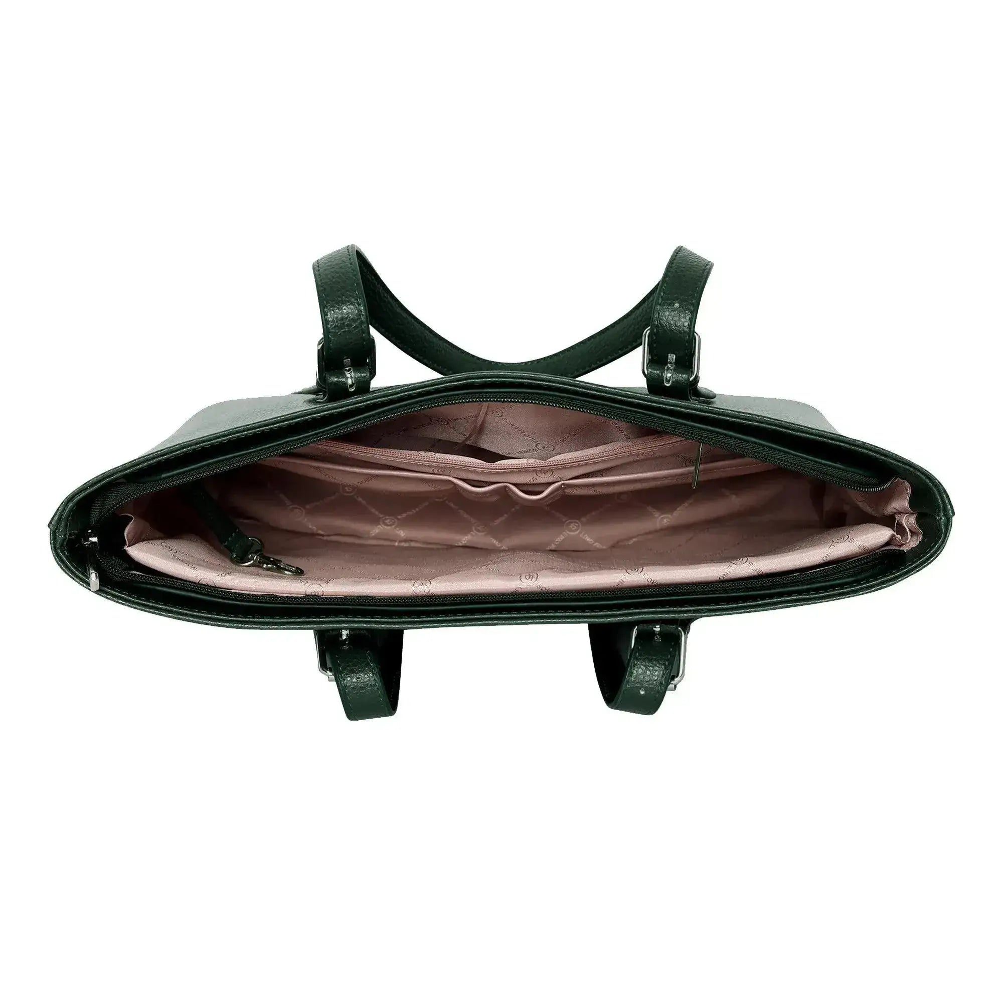 Avril Lifestyle Deep Green Laptop Bag - Lino Perros