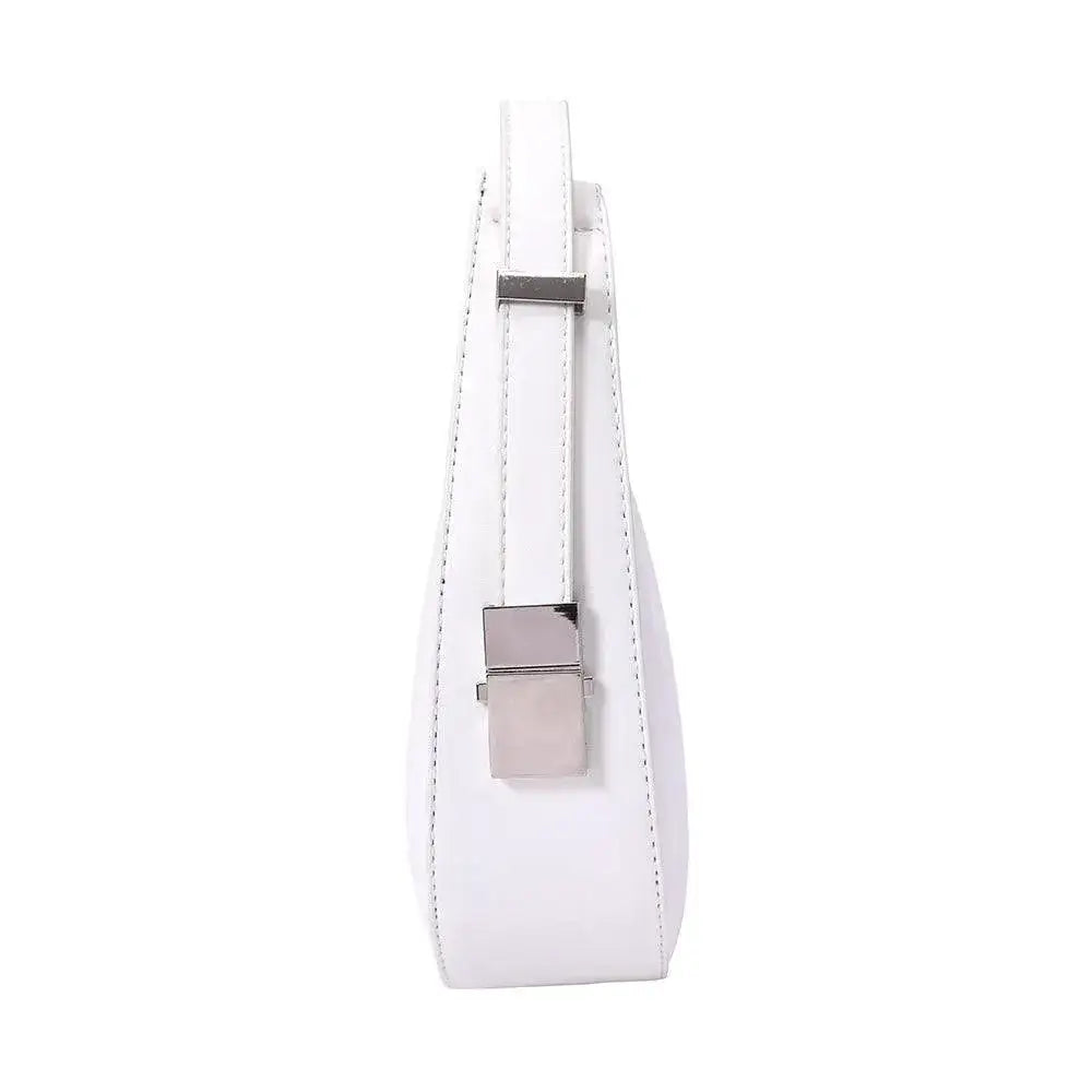 Avril Lunar White Shoulder Bag - Lino Perros
