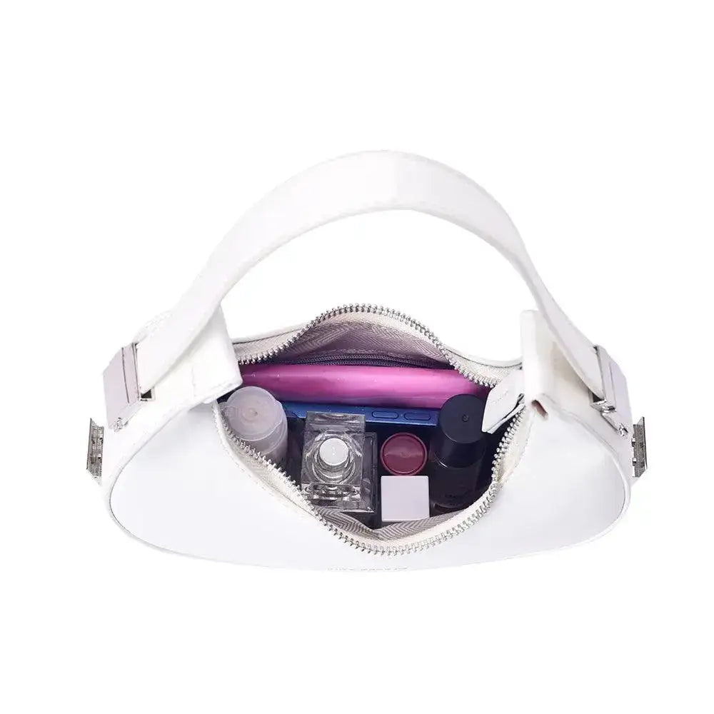 Avril Lunar White Shoulder Bag - Lino Perros