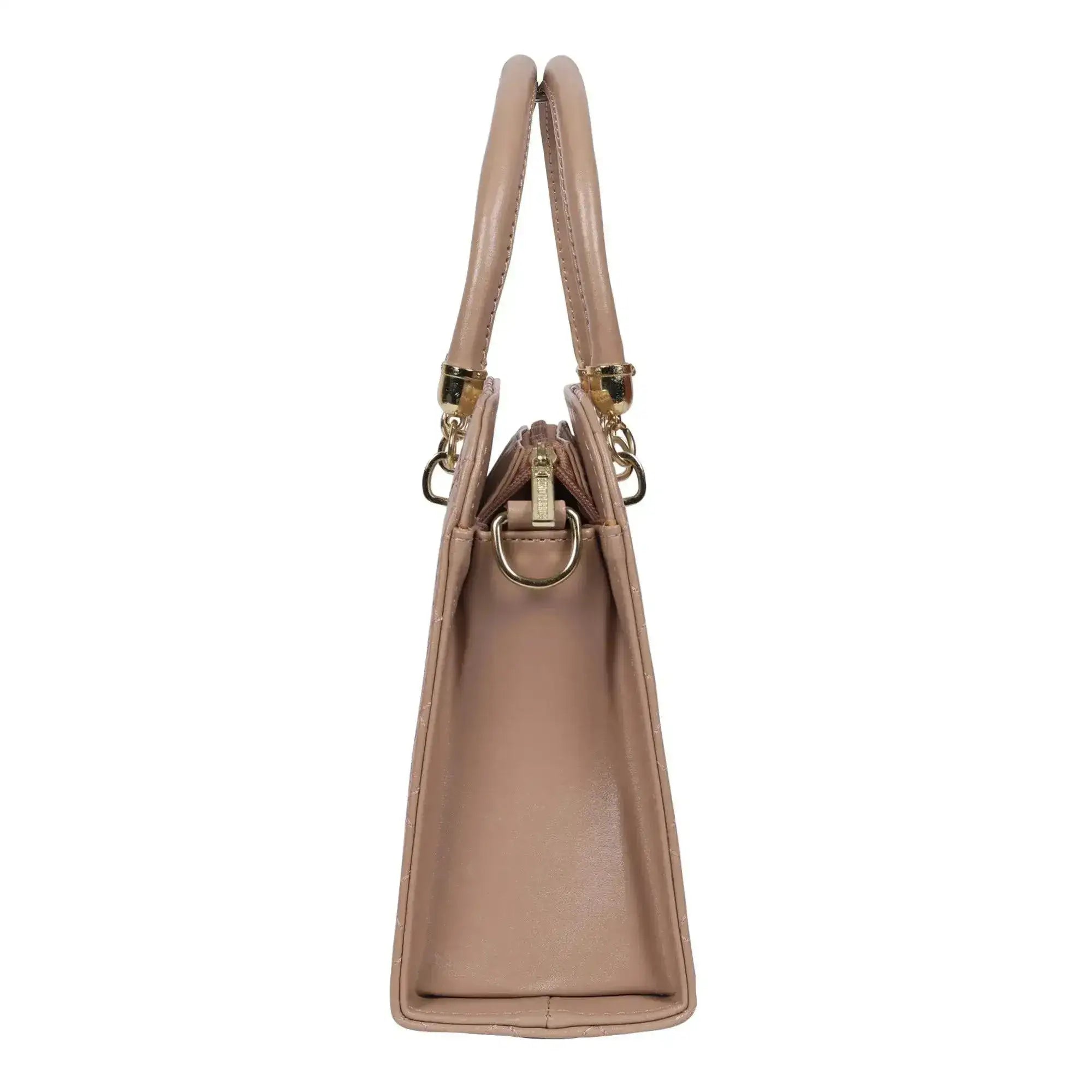 Avril Madame Beige Satchel Bag - Lino Perros