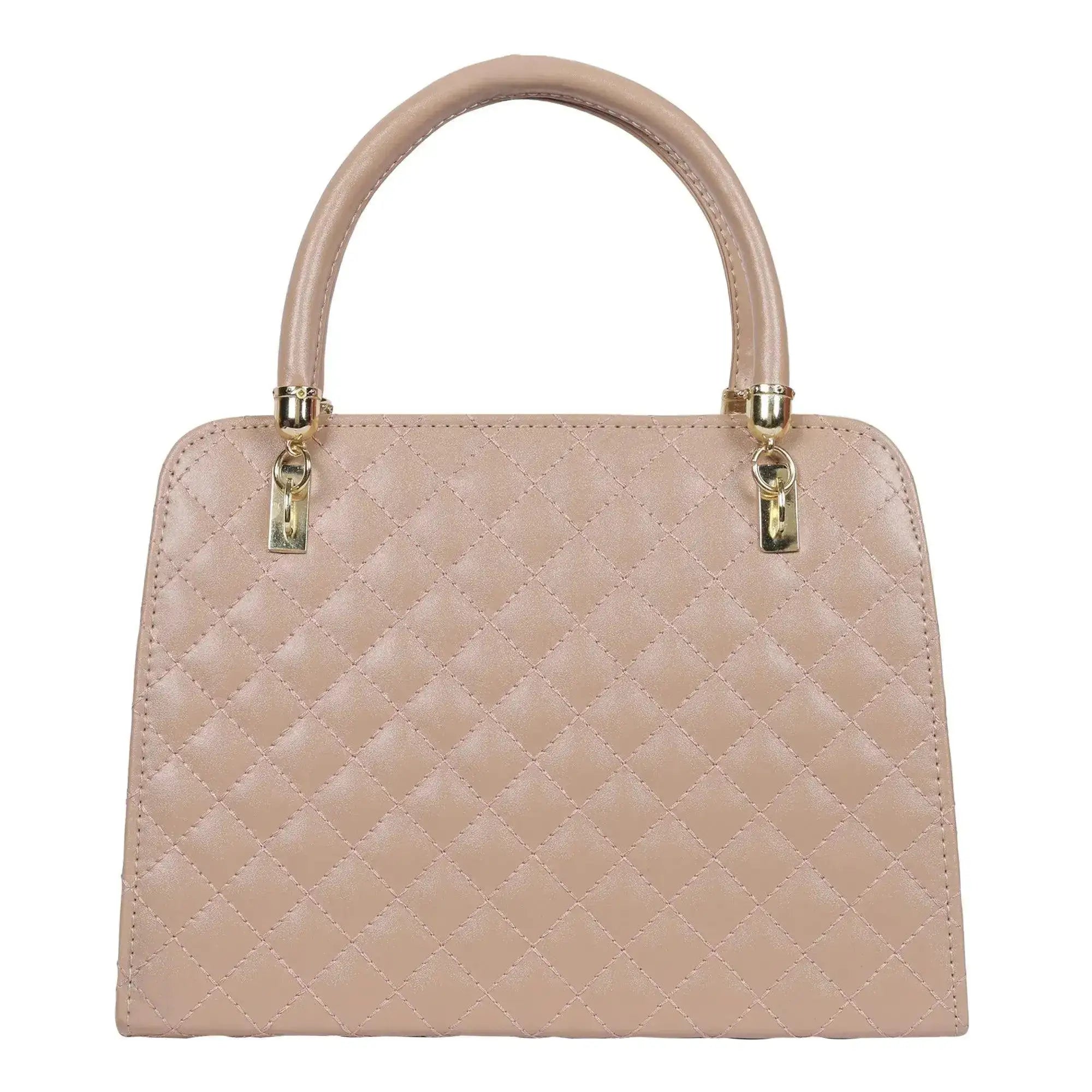 Avril Madame Beige Satchel Bag - Lino Perros