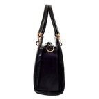Avril Madame Black Satchel Bag - Lino Perros