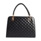 Avril Madame Black Satchel Bag - Lino Perros