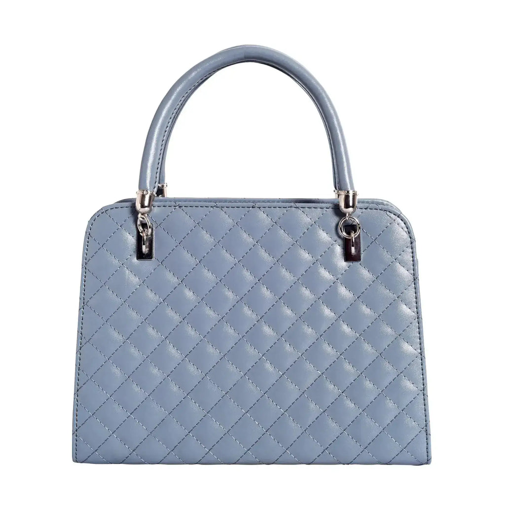 Avril Madame Soft Blue Satchel Bag - Lino Perros