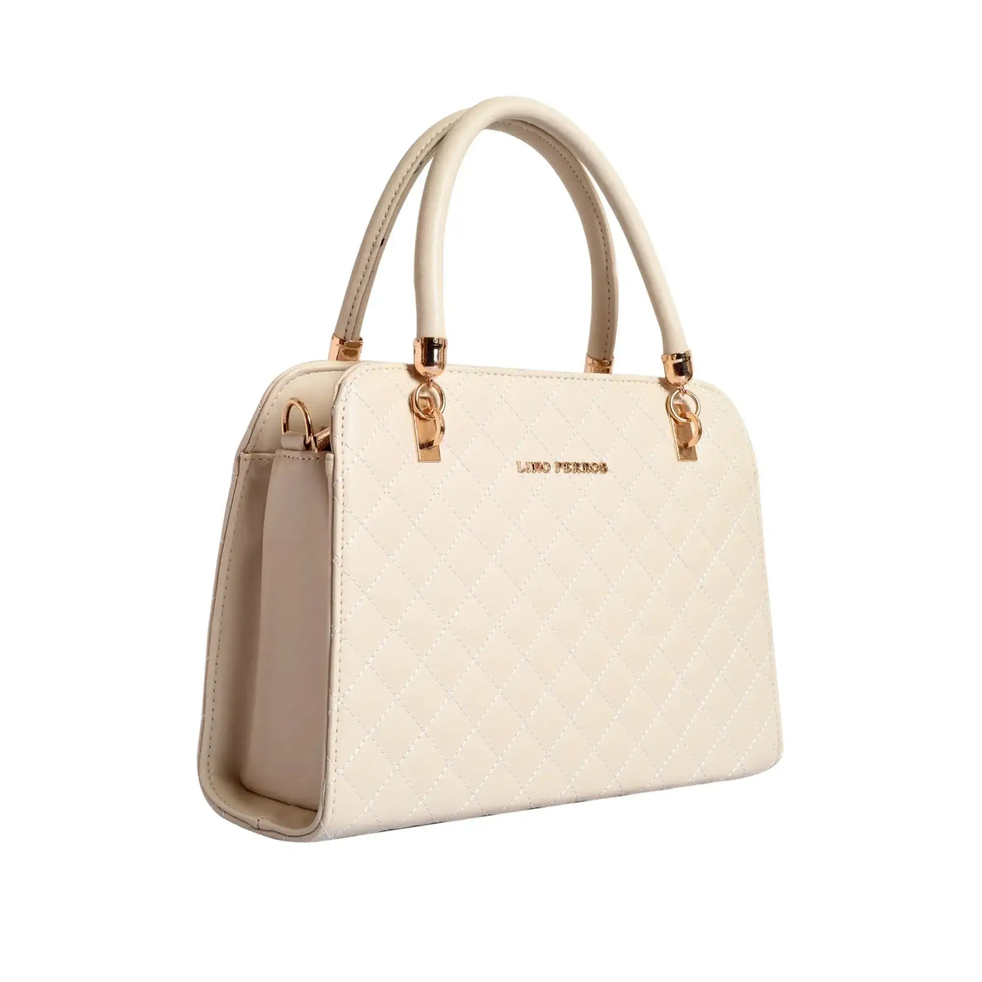 Avril Madame White Satchel Bag - Lino Perros