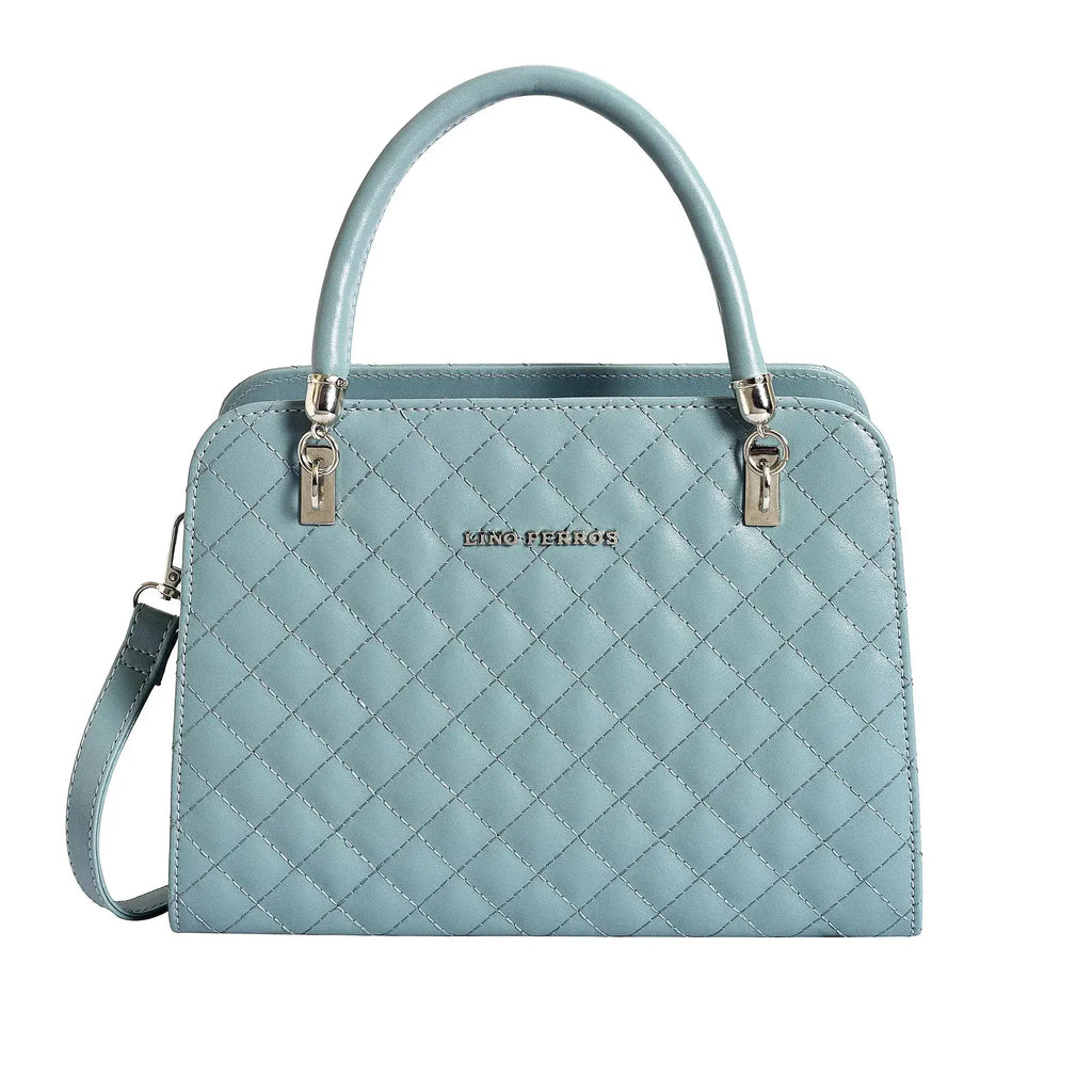 Avril Madame Soft Green Satchel Bag - Lino Perros