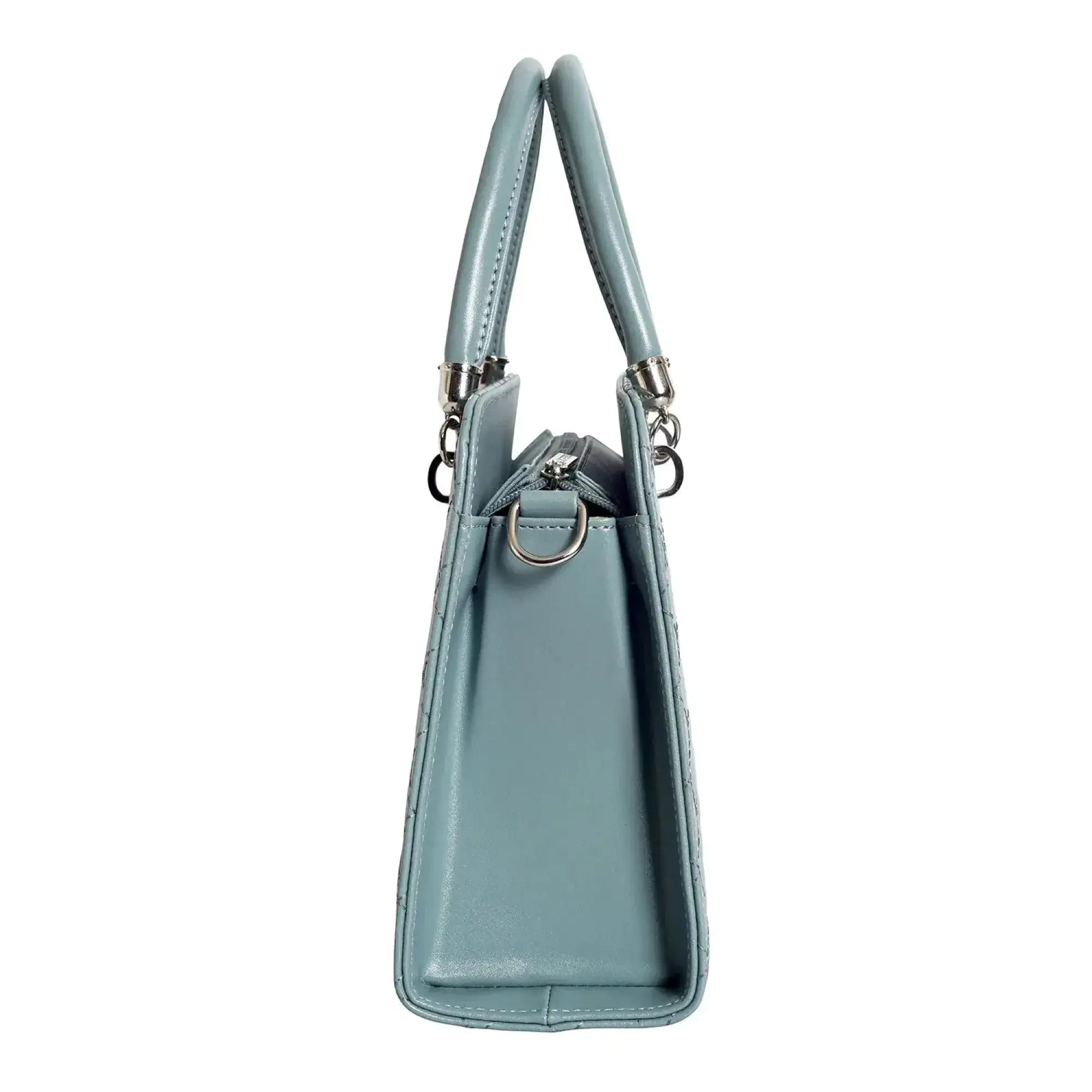 Avril Madame Soft Green Satchel Bag - Lino Perros