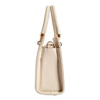 Avril Madame White Satchel Bag - Lino Perros