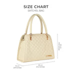 Avril Madame White Satchel Bag - Lino Perros