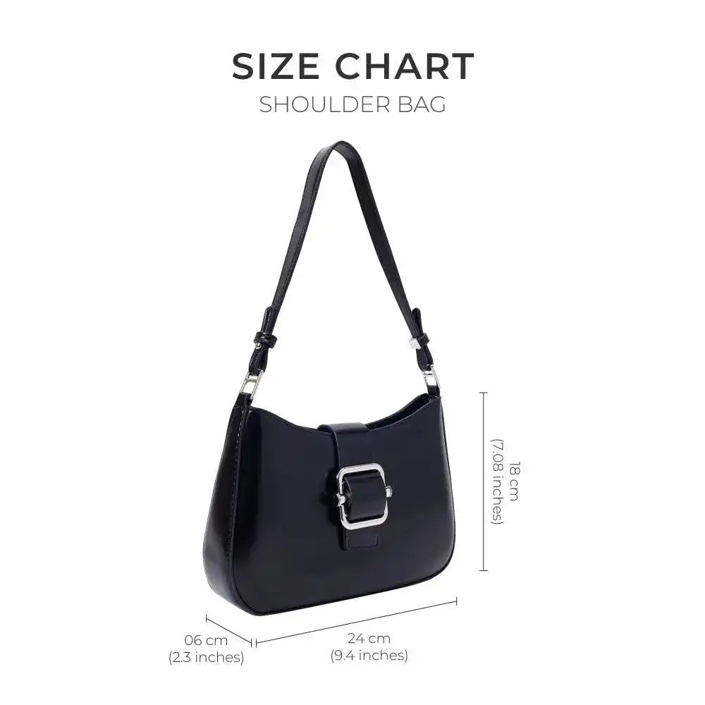 Avril Neutral Black Shoulder bag - Lino Perros