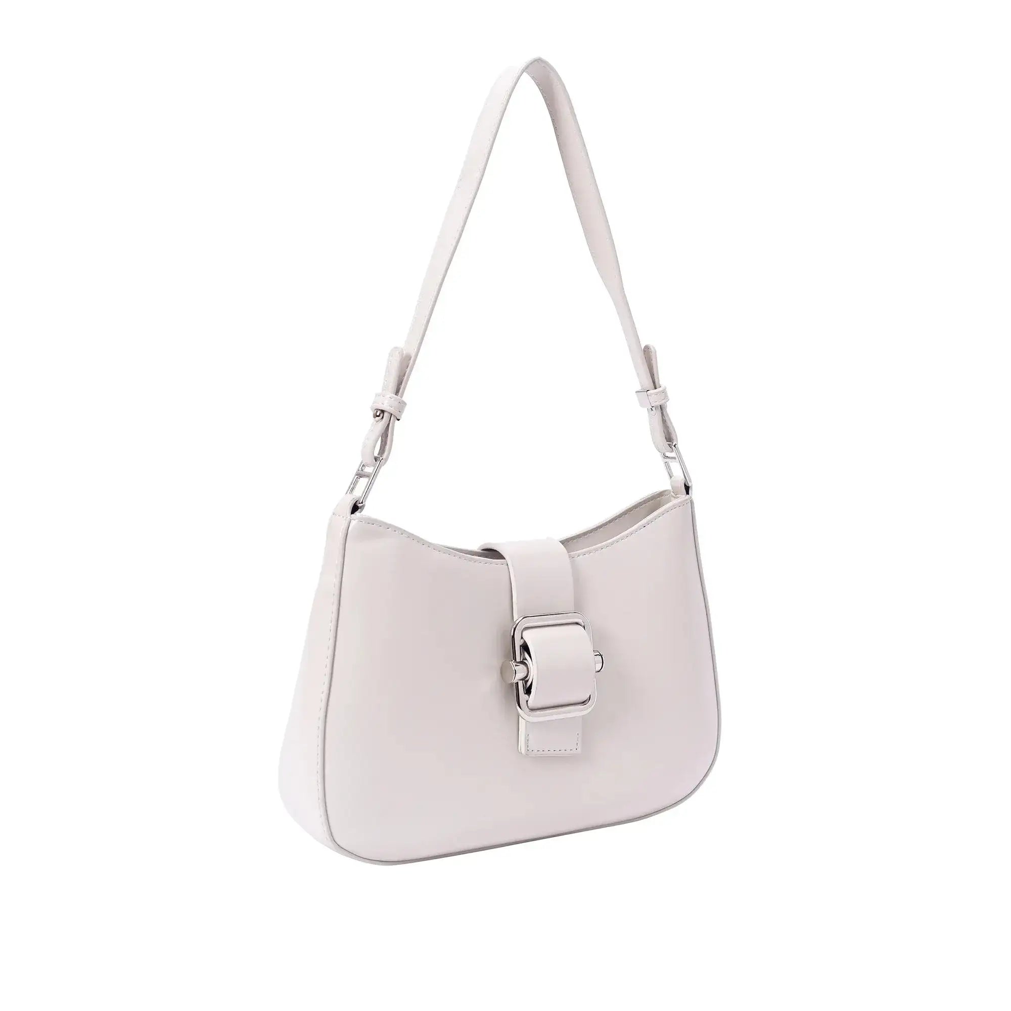 Avril Neutral White Shoulder Bag - Lino Perros