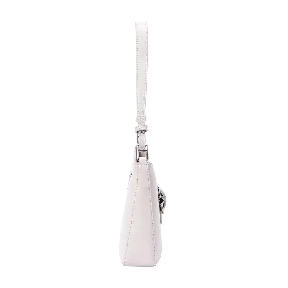Avril Neutral White Shoulder Bag - Lino Perros