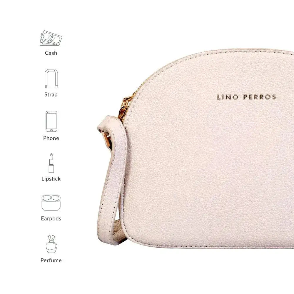 Avril Pastel Off White Sling Bag - Lino Perros
