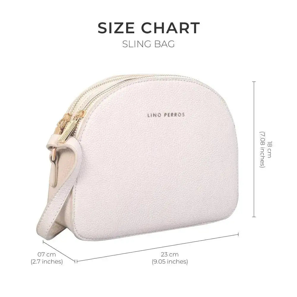 Avril Pastel Off White Sling Bag - Lino Perros
