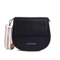 Avril Saddle Black Sling Bag - Lino Perros