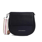 Avril Saddle Black Sling Bag