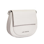 Avril Saddle White Sling Bag - Lino Perros