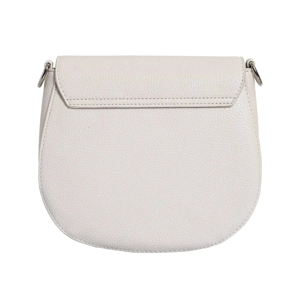 Avril Saddle White Sling Bag - Lino Perros
