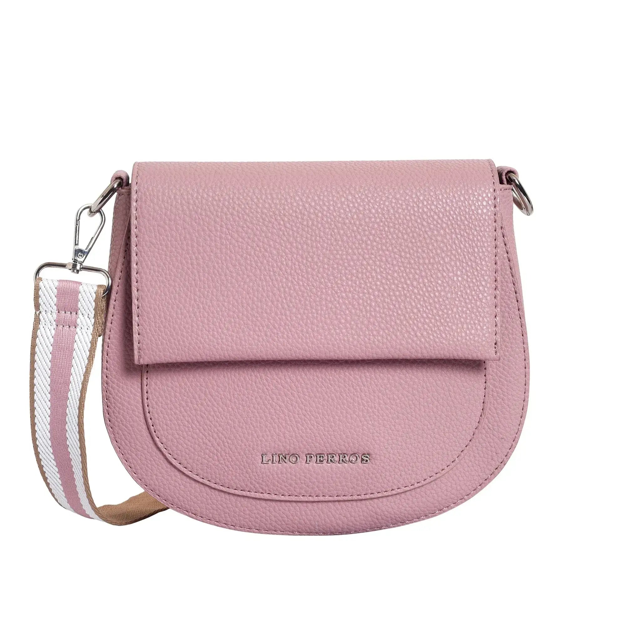 Avril Saddle Pink Sling Bag - Lino Perros
