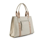 Avril Soft Body Charm Beige Tote Bag - Lino Perros
