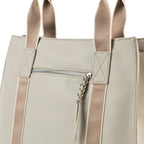 Avril Soft Body Charm Beige Tote Bag - Lino Perros