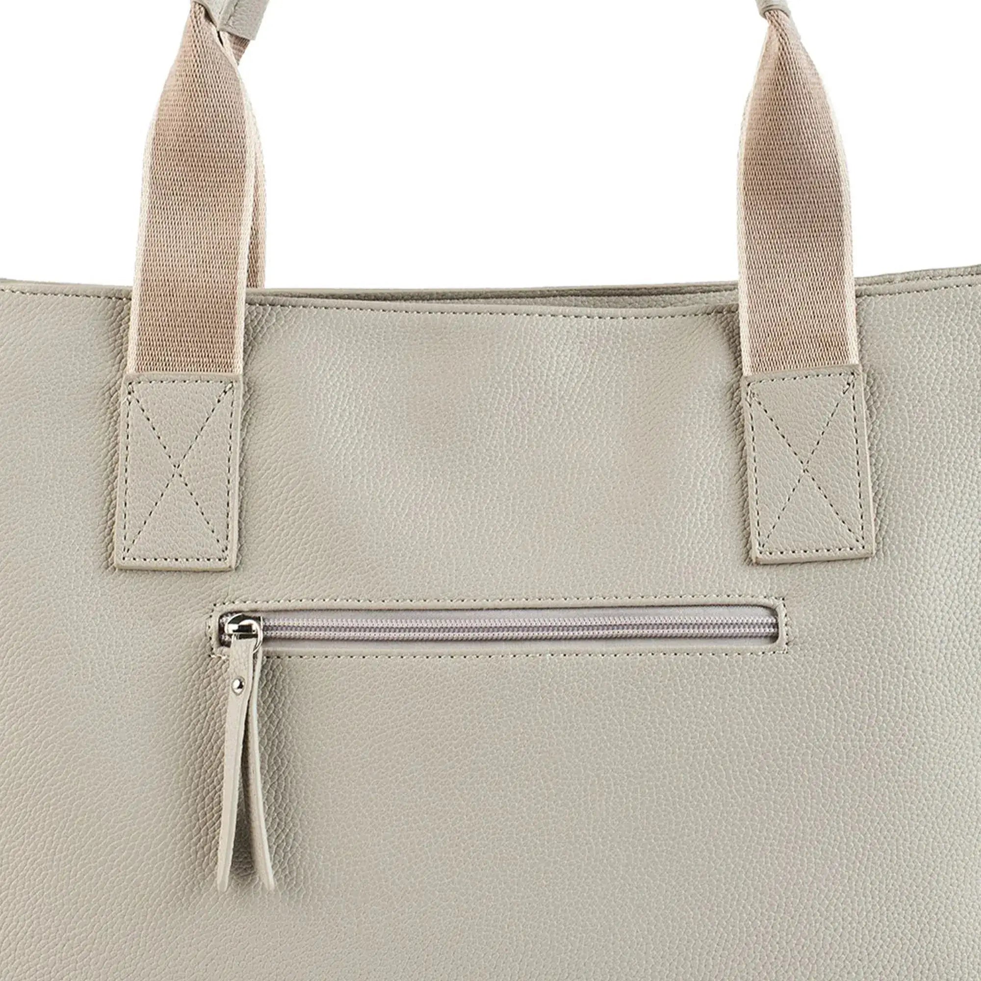 Avril Soft Body Charm Beige Tote Bag - Lino Perros