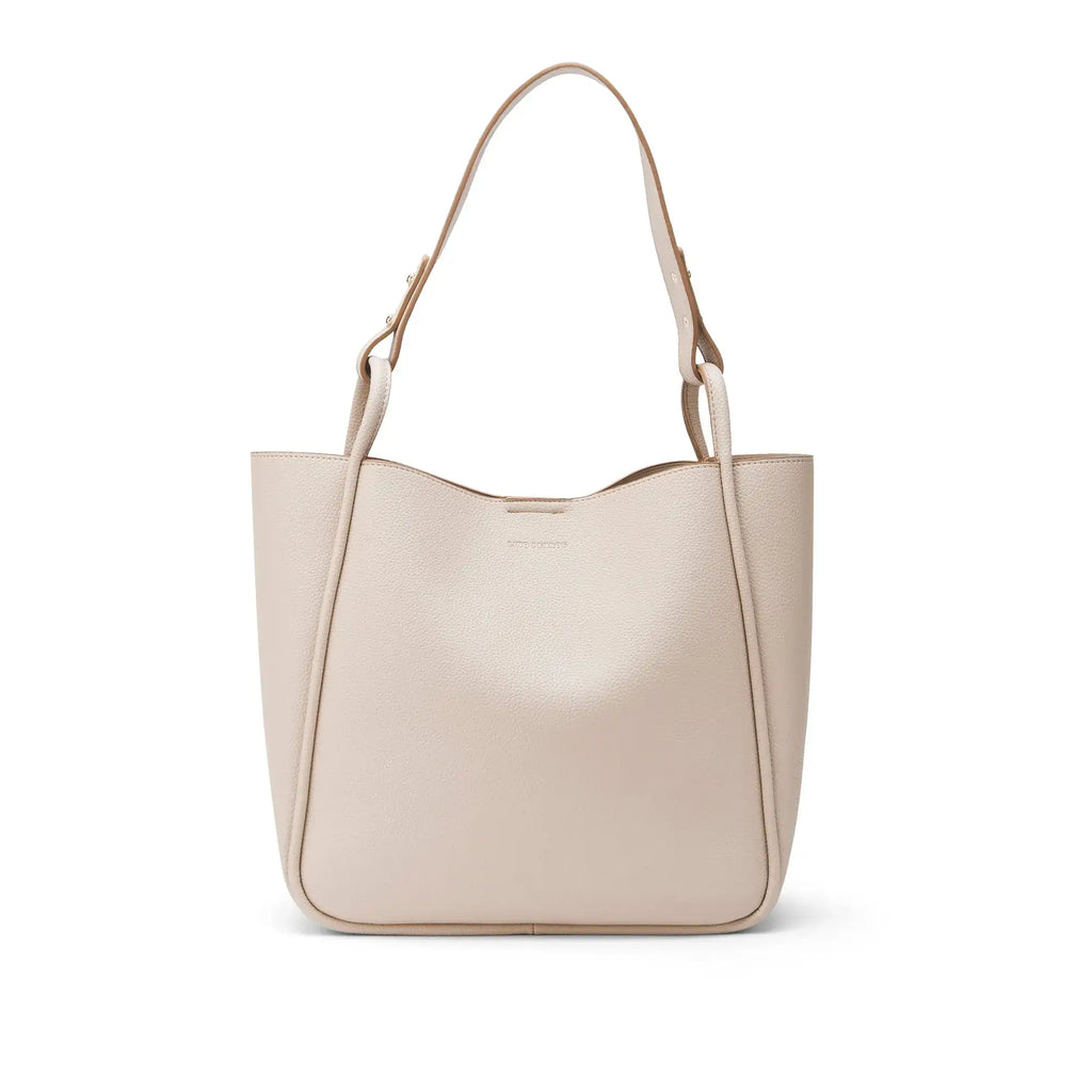 Avril Soft Body Everyday Beige Tote Bag - Lino Perros