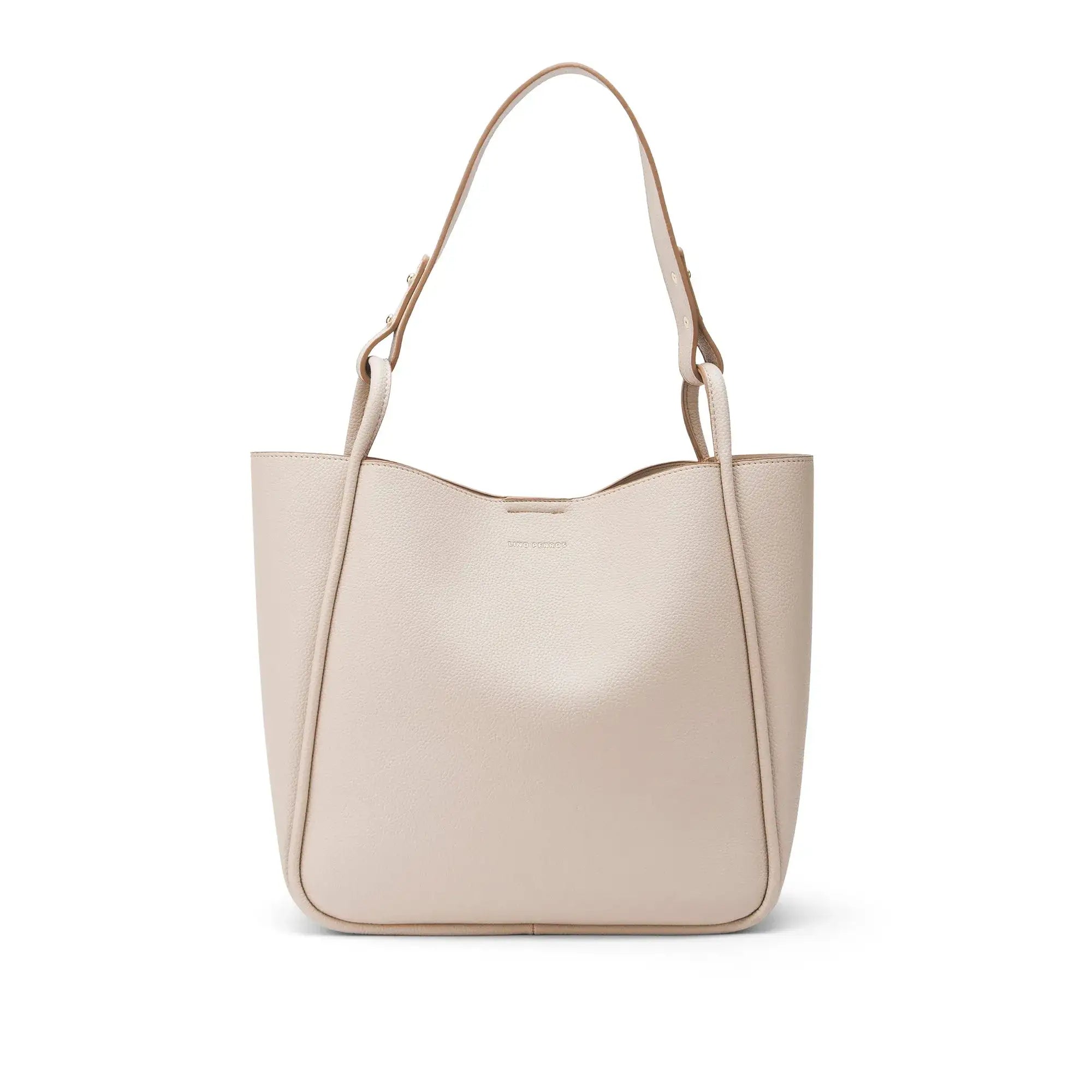 Avril Soft Body Everyday Beige Tote Bag - Lino Perros
